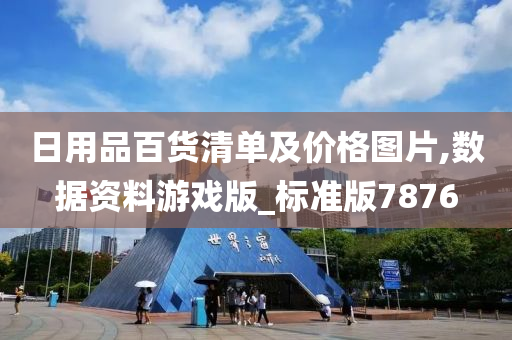 日用品百货清单及价格图片,数据资料游戏版_标准版7876