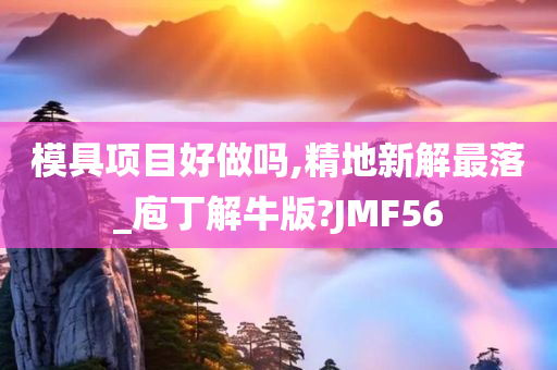 模具项目好做吗,精地新解最落_庖丁解牛版?JMF56