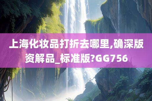 上海化妆品打折去哪里,确深版资解品_标准版?GG756