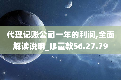 代理记账公司一年的利润,全面解读说明_限量款56.27.79