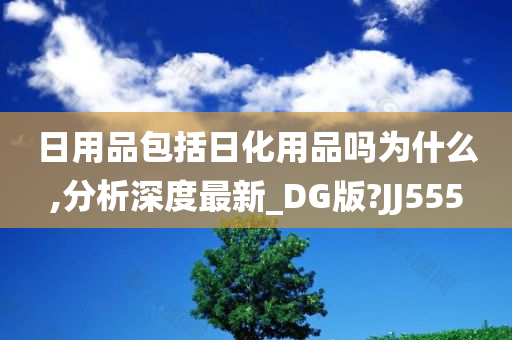 日用品包括日化用品吗为什么,分析深度最新_DG版?JJ555