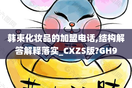 韩束化妆品的加盟电话,结构解答解释落实_CXZS版?GH9