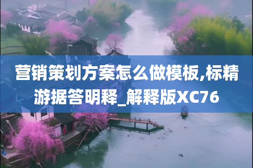 营销策划方案怎么做模板,标精游据答明释_解释版XC76