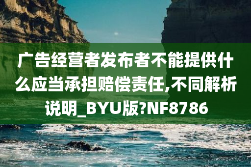 广告经营者发布者不能提供什么应当承担赔偿责任,不同解析说明_BYU版?NF8786