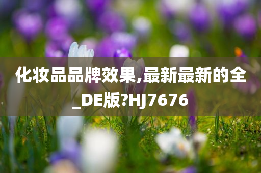 化妆品品牌效果,最新最新的全_DE版?HJ7676