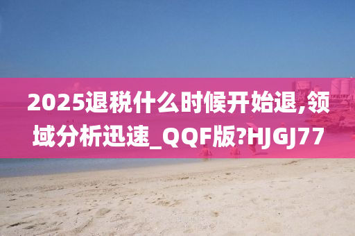 2025退税什么时候开始退,领域分析迅速_QQF版?HJGJ77