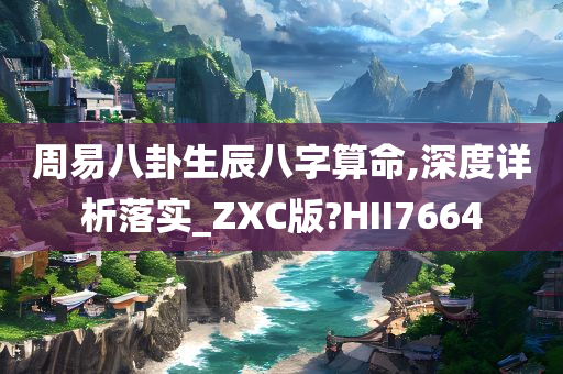 周易八卦生辰八字算命,深度详析落实_ZXC版?HII7664