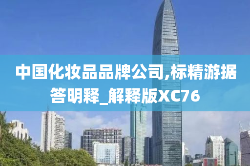 中国化妆品品牌公司,标精游据答明释_解释版XC76