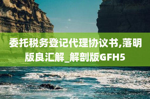 委托税务登记代理协议书,落明版良汇解_解剖版GFH5