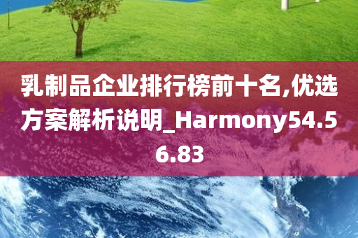 乳制品企业排行榜前十名,优选方案解析说明_Harmony54.56.83