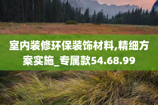 室内装修环保装饰材料,精细方案实施_专属款54.68.99