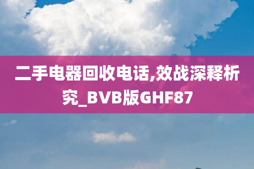 二手电器回收电话,效战深释析究_BVB版GHF87