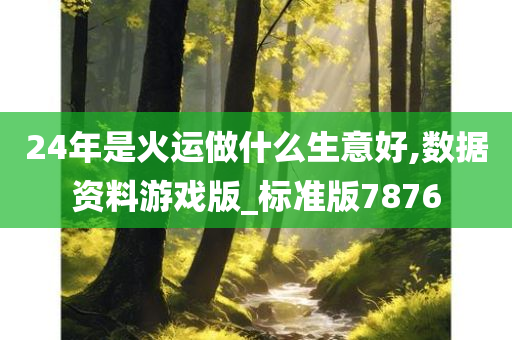 24年是火运做什么生意好,数据资料游戏版_标准版7876