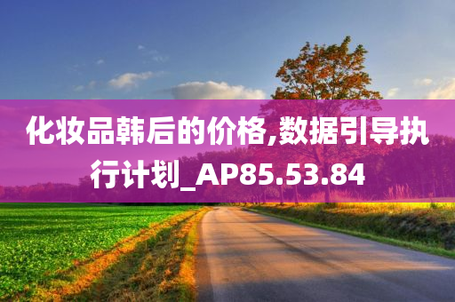 化妆品韩后的价格,数据引导执行计划_AP85.53.84