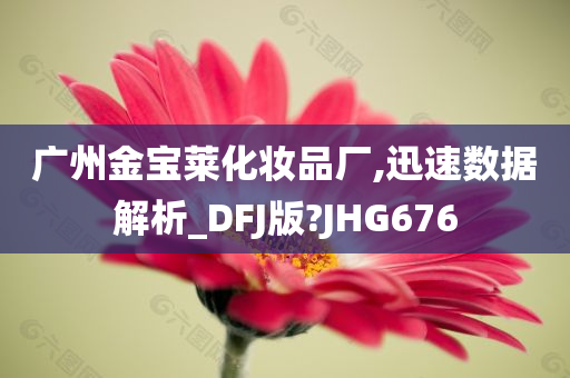 广州金宝莱化妆品厂,迅速数据解析_DFJ版?JHG676