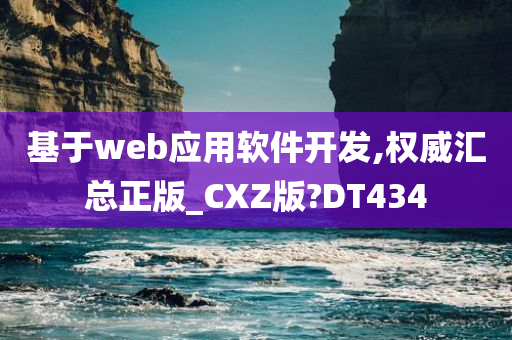 基于web应用软件开发,权威汇总正版_CXZ版?DT434