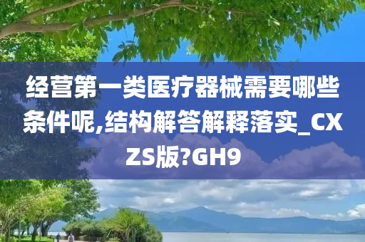 经营第一类医疗器械需要哪些条件呢,结构解答解释落实_CXZS版?GH9