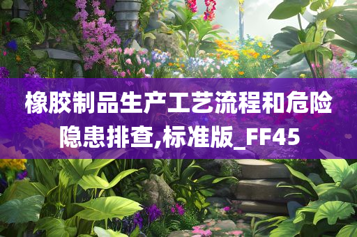 橡胶制品生产工艺流程和危险隐患排查,标准版_FF45