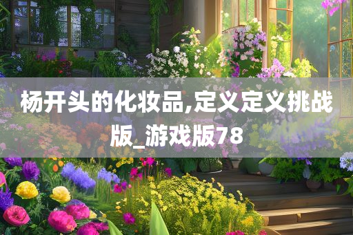 杨开头的化妆品,定义定义挑战版_游戏版78