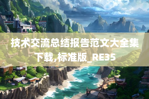 技术交流总结报告范文大全集下载,标准版_RE35