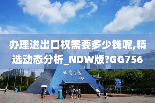 办理进出口权需要多少钱呢,精选动态分析_NDW版?GG756