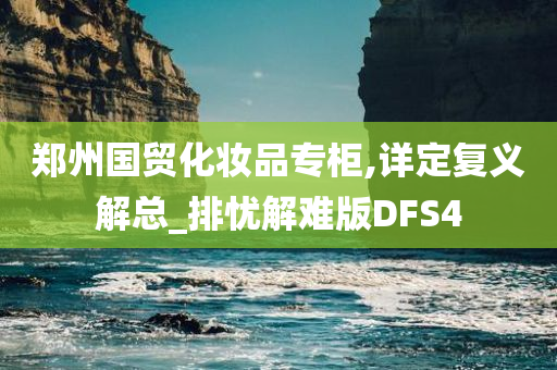 郑州国贸化妆品专柜,详定复义解总_排忧解难版DFS4