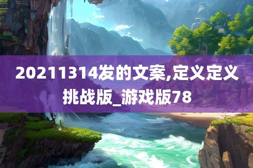 20211314发的文案,定义定义挑战版_游戏版78