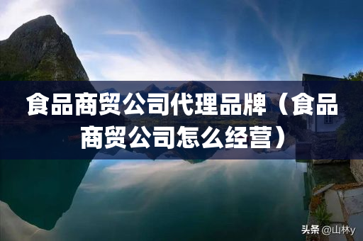 食品商贸公司代理品牌（食品商贸公司怎么经营）