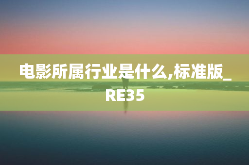 电影所属行业是什么,标准版_RE35