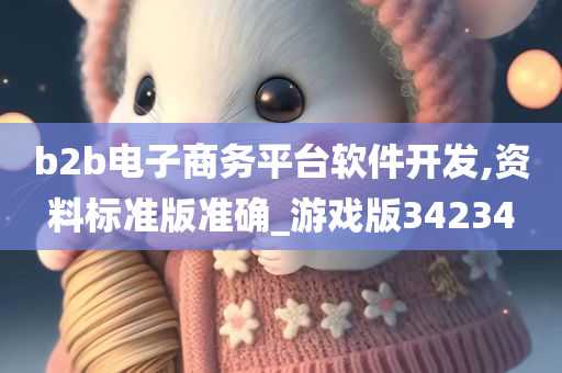 b2b电子商务平台软件开发,资料标准版准确_游戏版34234