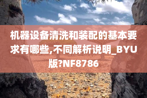 机器设备清洗和装配的基本要求有哪些,不同解析说明_BYU版?NF8786