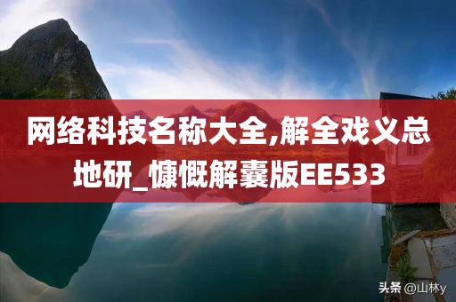 网络科技名称大全,解全戏义总地研_慷慨解囊版EE533