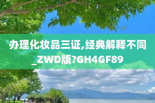 办理化妆品三证,经典解释不同_ZWD版?GH4GF89