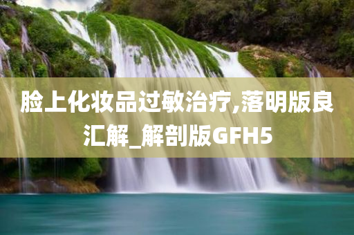 脸上化妆品过敏治疗,落明版良汇解_解剖版GFH5