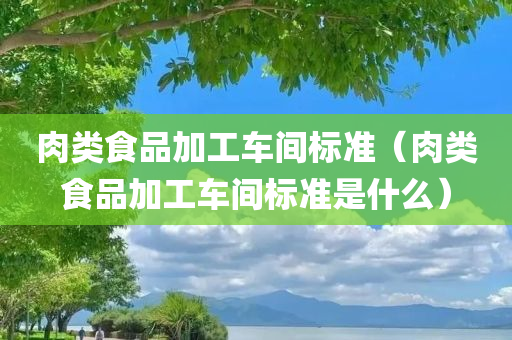 肉类食品加工车间标准（肉类食品加工车间标准是什么）