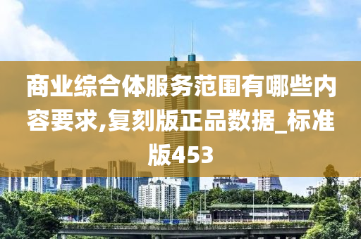 商业综合体服务范围有哪些内容要求,复刻版正品数据_标准版453