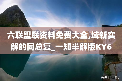 六联盟联资料免费大全,域新实解的同总复_一知半解版KY6