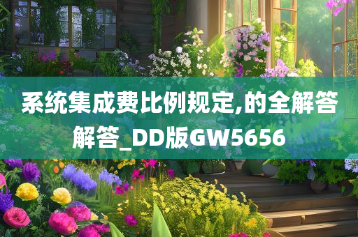 系统集成费比例规定,的全解答解答_DD版GW5656