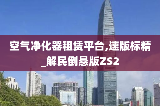 空气净化器租赁平台,速版标精_解民倒悬版ZS2