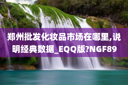 郑州批发化妆品市场在哪里,说明经典数据_EQQ版?NGF89