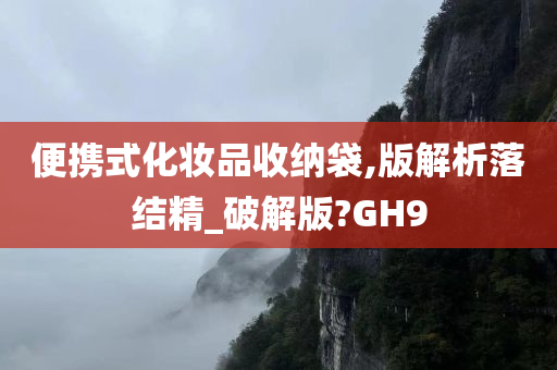 便携式化妆品收纳袋,版解析落结精_破解版?GH9