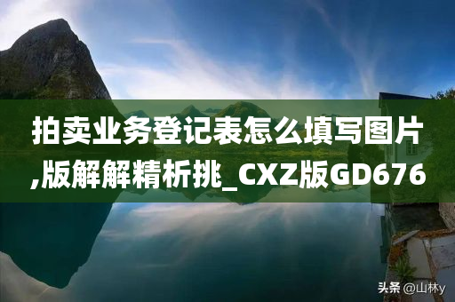 拍卖业务登记表怎么填写图片,版解解精析挑_CXZ版GD676