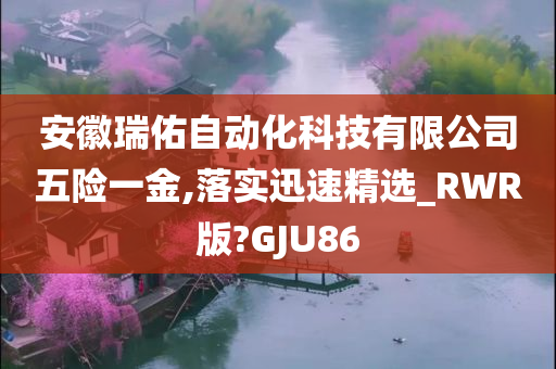 安徽瑞佑自动化科技有限公司五险一金,落实迅速精选_RWR版?GJU86