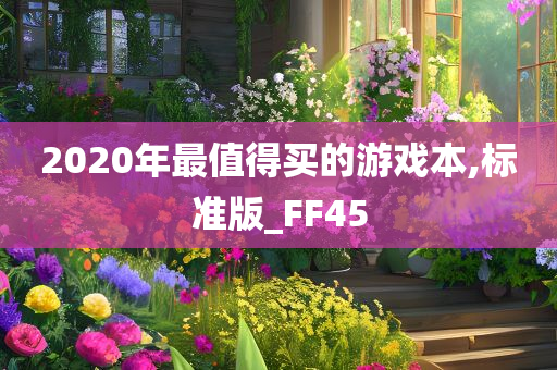 2020年最值得买的游戏本,标准版_FF45