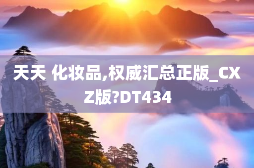 天天 化妆品,权威汇总正版_CXZ版?DT434