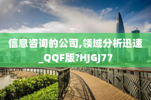 信息咨询的公司,领域分析迅速_QQF版?HJGJ77