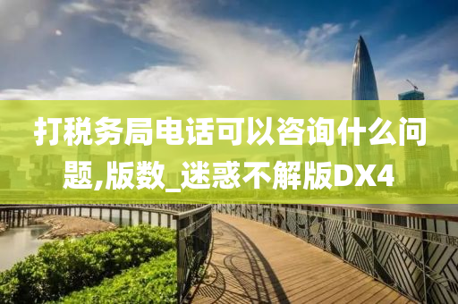 打税务局电话可以咨询什么问题,版数_迷惑不解版DX4