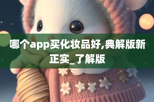 哪个app买化妆品好,典解版新正实_了解版