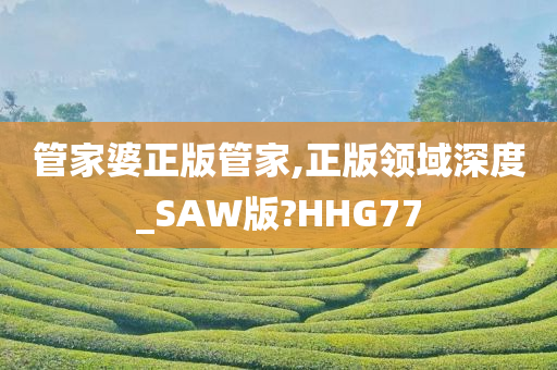 管家婆正版管家,正版领域深度_SAW版?HHG77