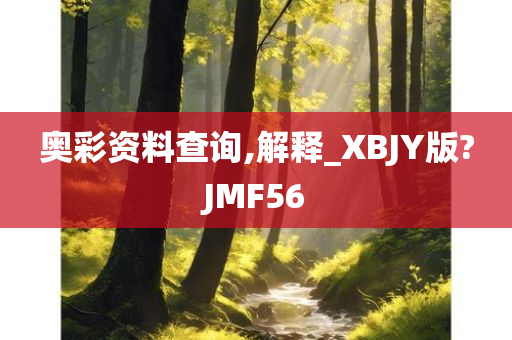 奥彩资料查询,解释_XBJY版?JMF56